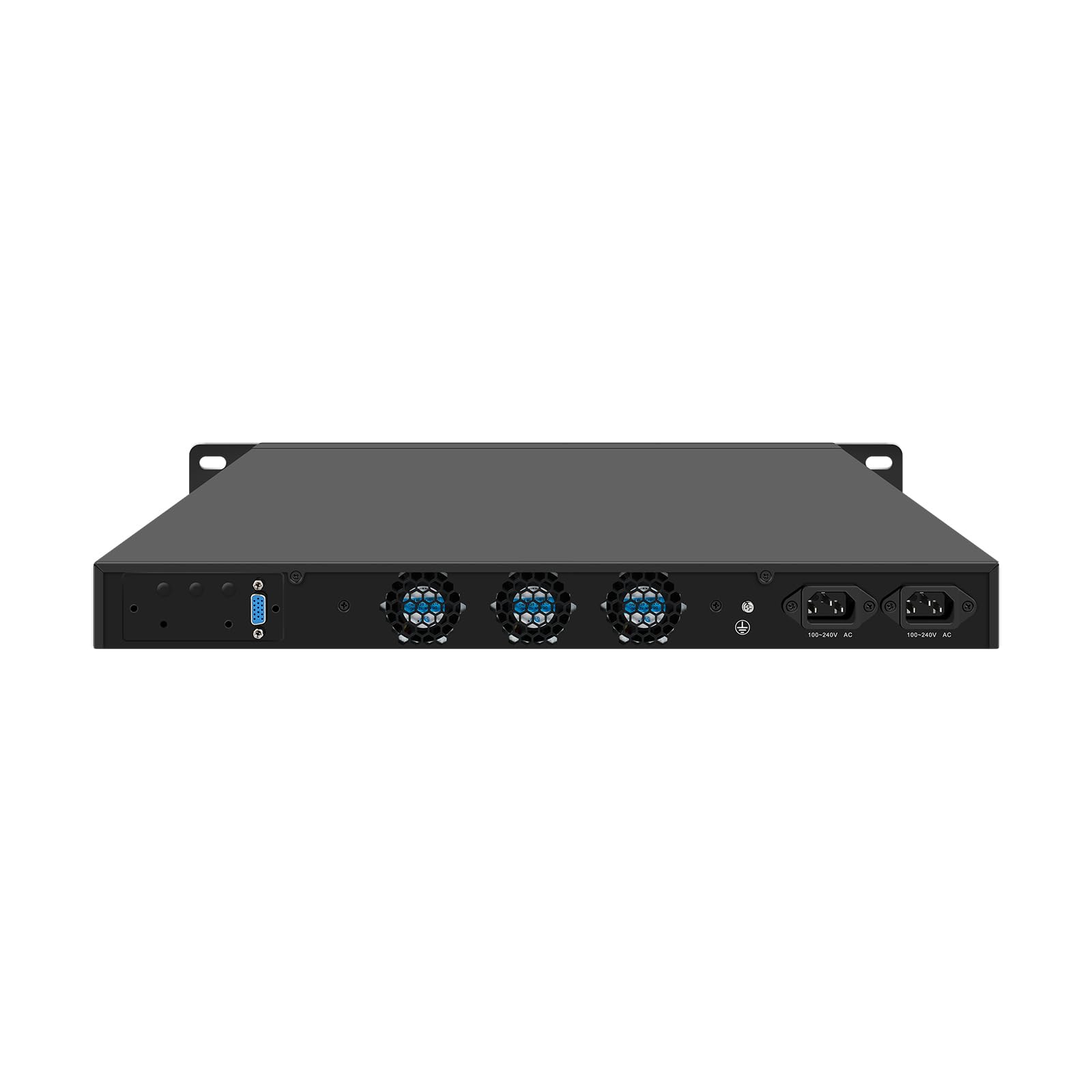 1U Firewall Appliance 10GbE with Redundancy Power Supply, PFSense, Mikrotik, OPNsense, VPN, I7 12700, RJ59, 6 x 2.5GbE LAN, 4 x SFP+, Support 19-24V DC, 32G RAM, 256G SSD
