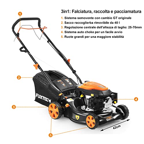 Tagliaerba a benzina a trazione FUXTEC FX-RM4346