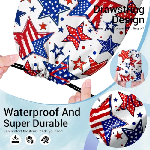 Image of America Flag Stars Grip Bags Small Gymnastics Grip Bag for Gymnasts