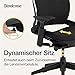 Steelcase Leap Ergonomischer Bürostuhl mit LiveBack Lumbalstütze, flexibler Rückenlehne, anpassbarer Kopfstütze Onyx...