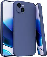 Capa Capinha Para iPhone 15 Silicone Com Proteção Na Câmera Forro Veludo Premium (AZUL MARINHO)