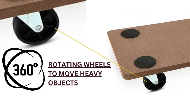 200kg Wooden Dolly Cart – Heavy Duty Moving Platform With Castor Wheels (UK Made)