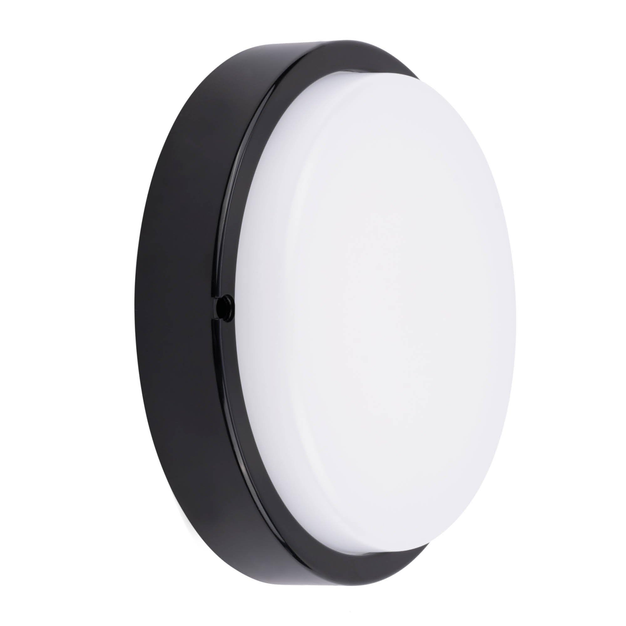 Ledvion Black - Led Ceiling Light, Ip65, 10W, 1000Lm, 2700/4000/6000 K, 220-240V, Basement Lamp, Wall Lamp, Inside, Outside