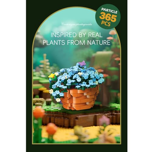 Flowerbuildingsettinyplantsbuildingsetbluepottedplantwithbutterflyflowerpotbotanicalcollectioncreativebuildingsetsforkidsadultsinchristmasholidayvalentinesday  Urban Country Home Decor Flower building set tiny plants building set blue potted plant with butterfly flower pot botanical collection creative building sets for kids adults in christmas holiday valentines day  urban country home decor