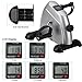 himaly Mini Exercise Bike Portable Home Pedal Exerciser Gym Fitness Leg Arm Training Adjustable Resistance with LCD Display for Women and Men