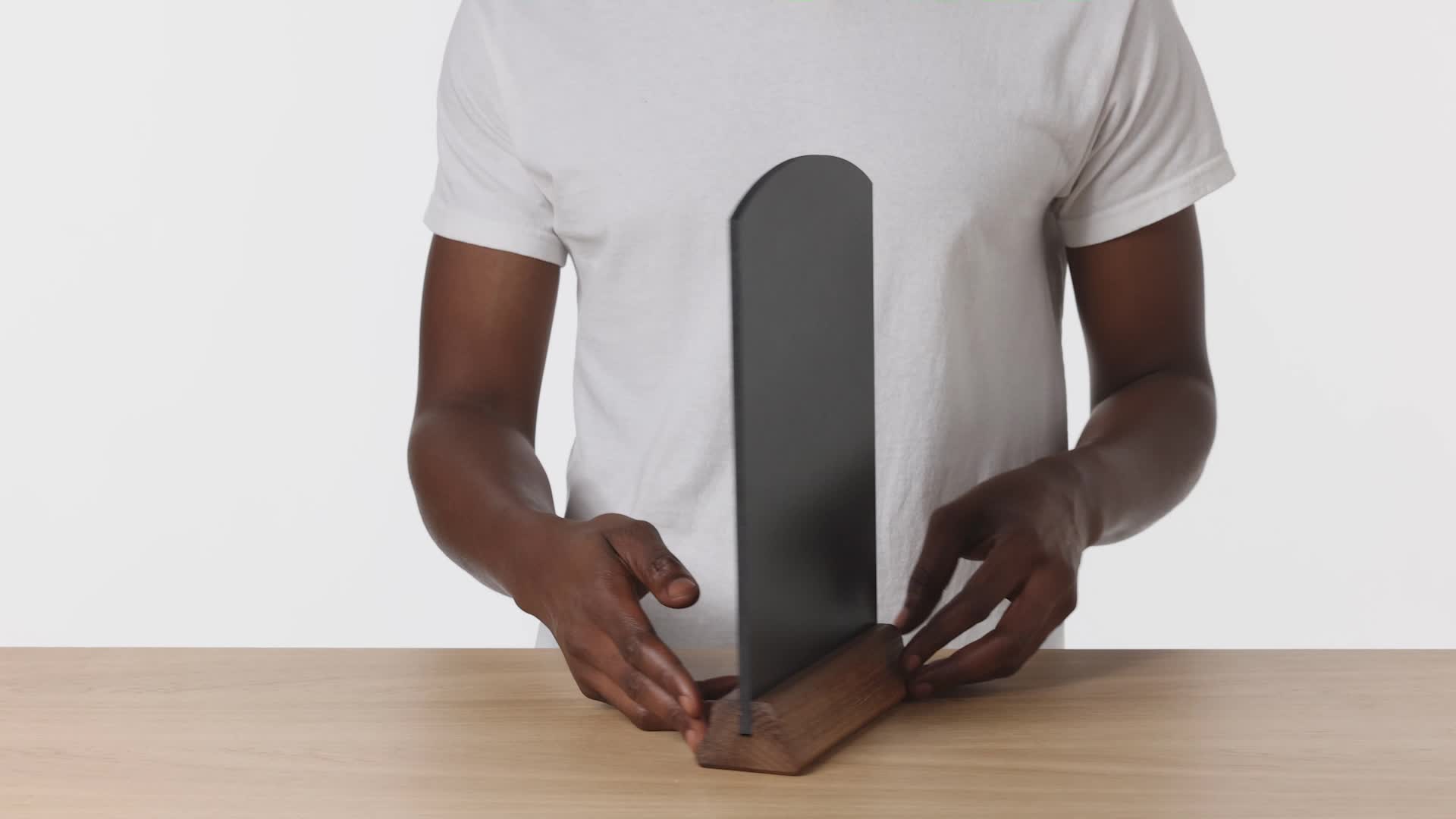 Lavagne Da Tavolo In Legno Con Base - Formato A4, Confezione Da 5 - Ideale Per Menù E Offerte - Foto 9