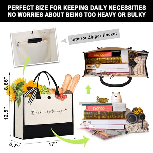 Bolso Tote Canvas para Mujer Boss Lady miniatura 5