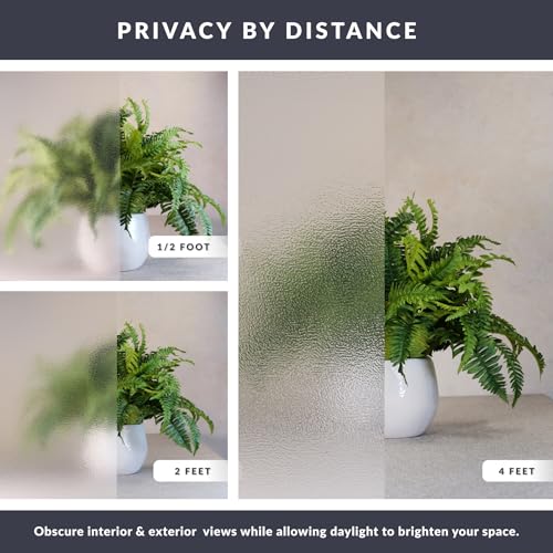 Película de privacidad decorativa para ventana 36 x 72 pulg miniatura 4