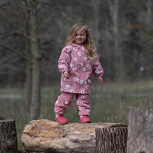 Image of JAN & JUL Waterproof Rain Pants for Girls, Lightweight and Breathable