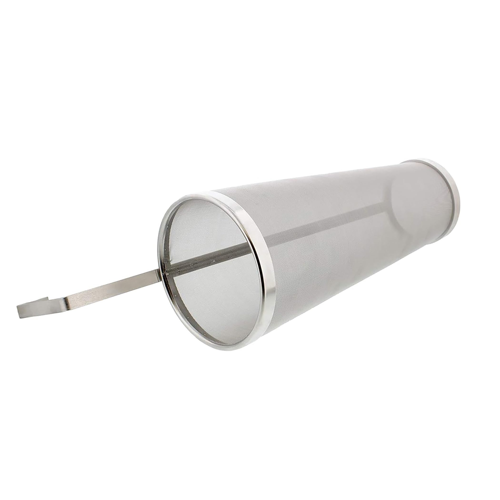 Brewing Hopper Spider Strainer, Acero Inoxidable 1 galón 300 Micron Cartucho de Malla Hop Spider Beer Lúpulo Filter Homebrew Hops Beer Tea Tetera Brew Filter(5.3''X16'')