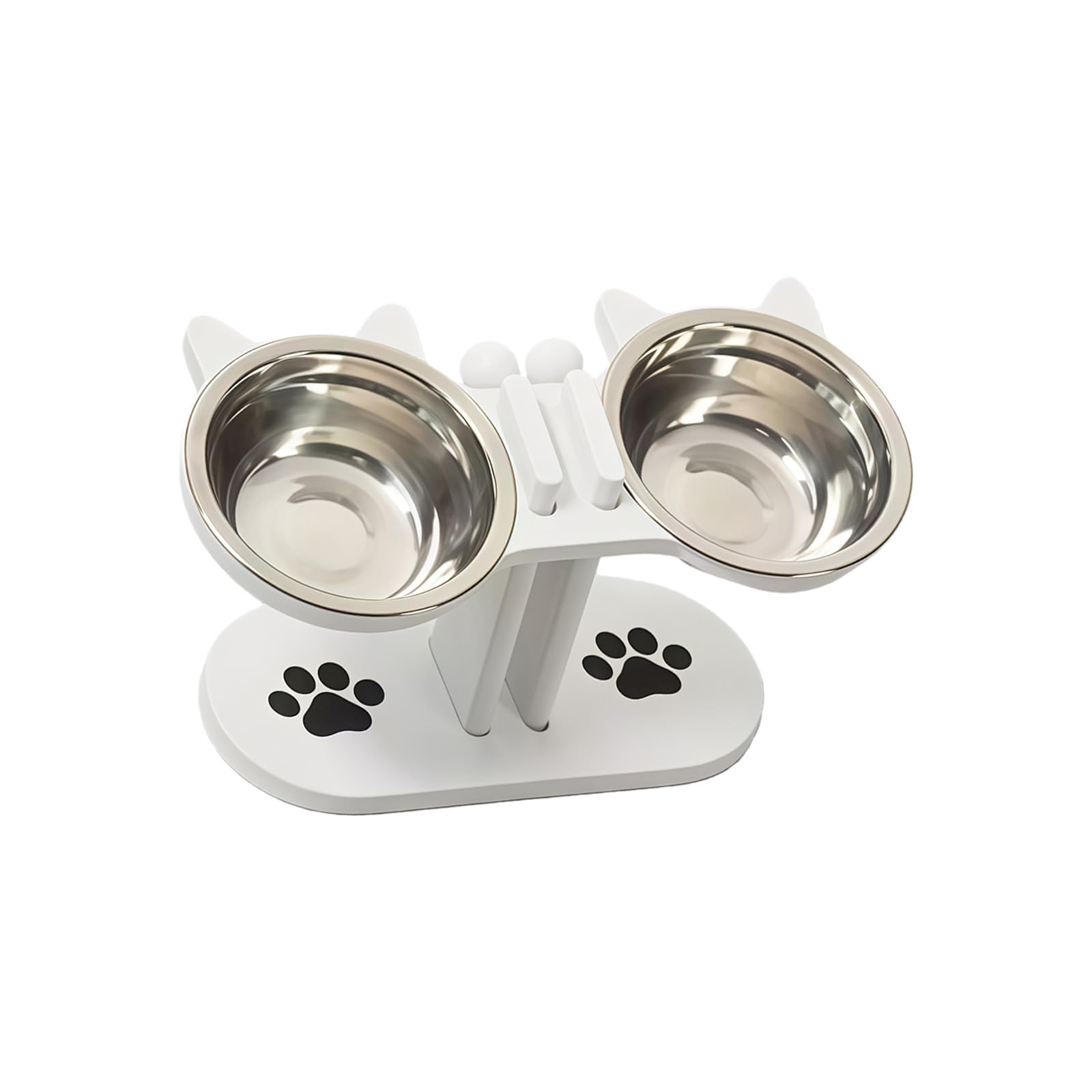 Gamelle surélevée réglable pour animaux de compagnie, contient deux ou trois gamelles pour la nourriture et l'eau, design anti-vomissements, gamelle surélevée pour animaux de compagnie