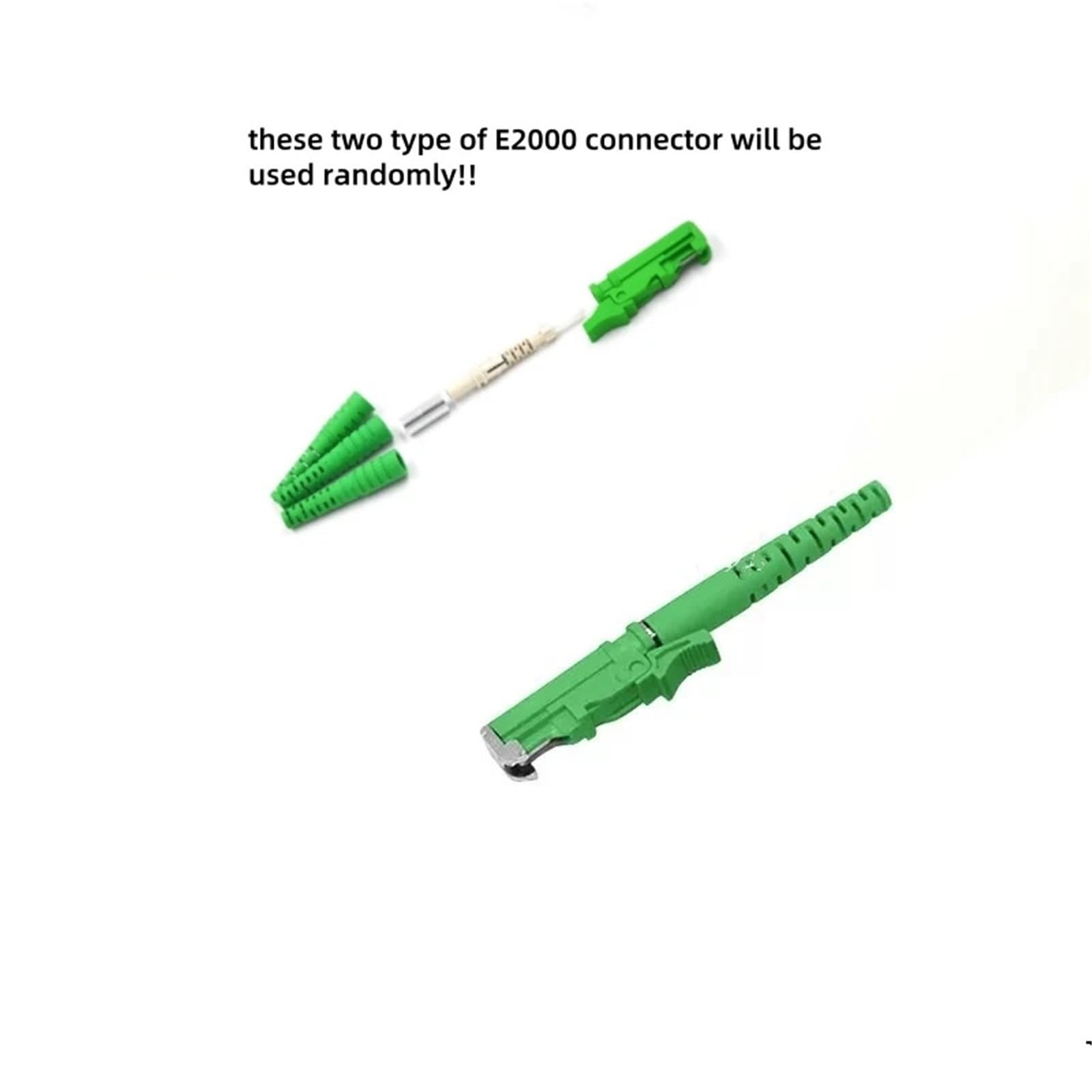 E2000A-FC Światłowodowy kabel krosowy Simplex Multimode OM1 OM2 1-10 m (40 m 1 szt. OM2)