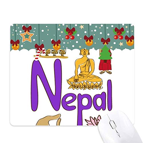 Alfombrilla de oficina de Nepal: juego de alfombrilla de goma para Navidad