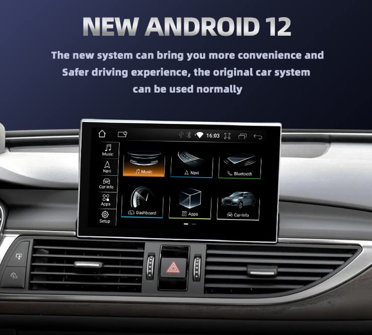 Amazon.co.jp: 9インチ アウディ A6 C7 アンドロイドナビ MHI2 2016