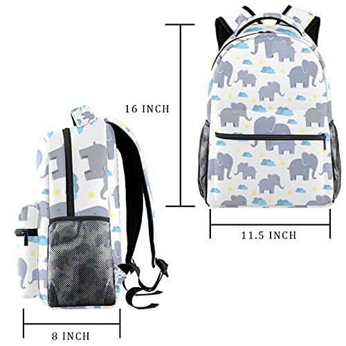 Sac à dos de voyage bébé éléphants : rangez tout sans effort - 2
