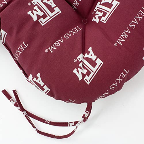 Image of College Covers Everything Comfy Texas A&M Aggies Indoor Outdoor Settee Loveseat Bench Cushions