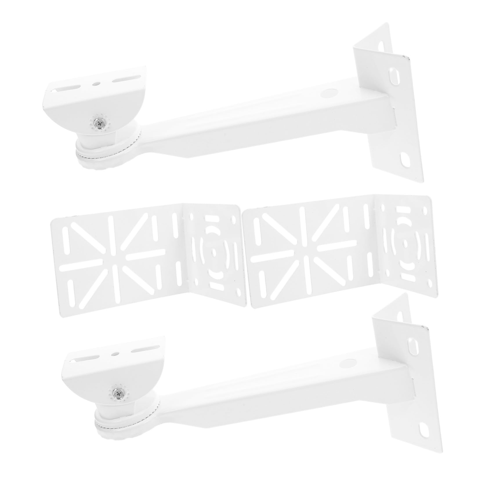 2 Sätze Robuste Eckhalterung aus Stahl für Überwachungskameras Verstärktes Design für Stabile Montage Universeller Wand Deckenadapter Platzsparend für Geschäftsbereiche