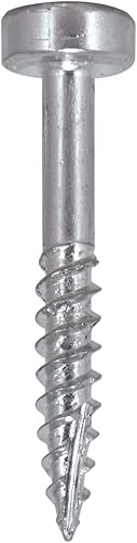 Vista 25 de Trend Tornillos de bolsillo para maderas duras, 1 1/4 pulgadas de largo, paquete de 500, tornillos de accionamiento cuadrados roscados finos