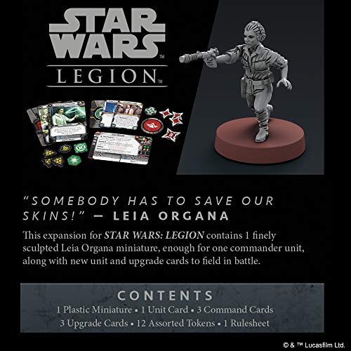 Star Wars Legion Leia Organa Expansion | Two Player Battle Game | Miniatures Game | Strategy Game For Adults And Teens | Ages 14 And Up | Average Playtime 3 Hours | Made By Atomic Mass Games #TOP1