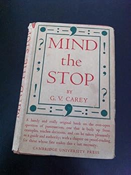 Hardcover Mind the Stop Book