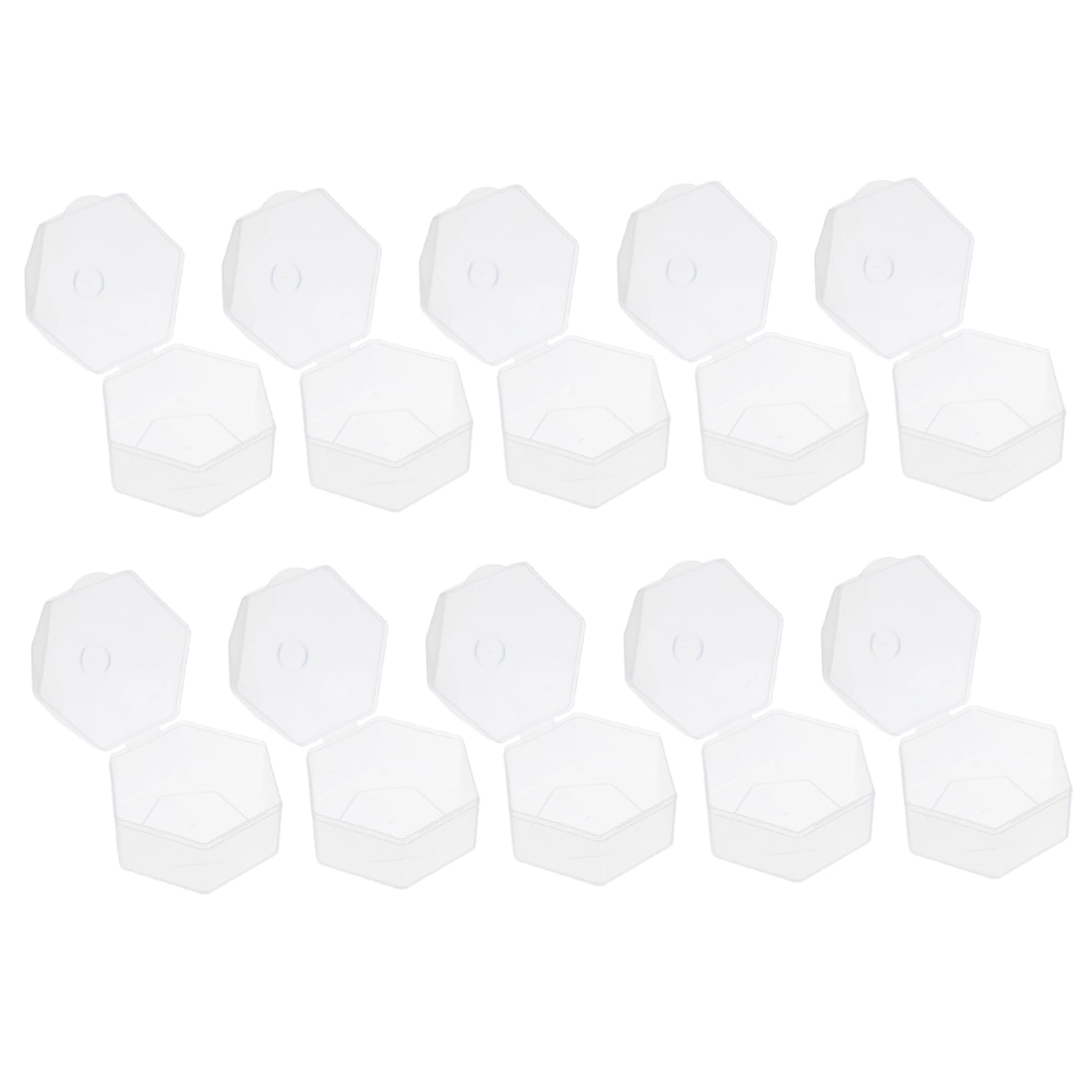 BESPORTBLE Pacifier Container Holder 10 Pack Compact Travel-Friendly - Baby Pacifier Storage