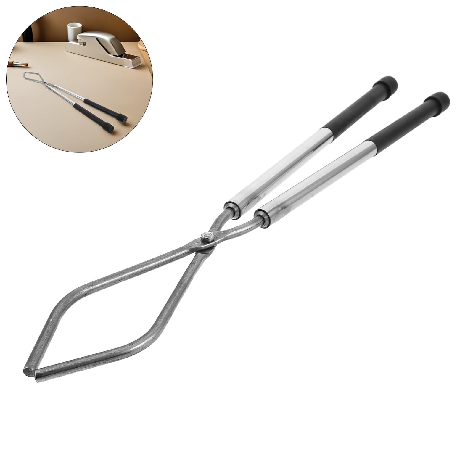 Pinze per Crogioli di Grafite Attrezzature per Fusione di Gioielli Strumenti Lunga Portata Perboratorio Pinze di Precisione per Crogioli Utensili per Piegatura del Filo per Gioiell