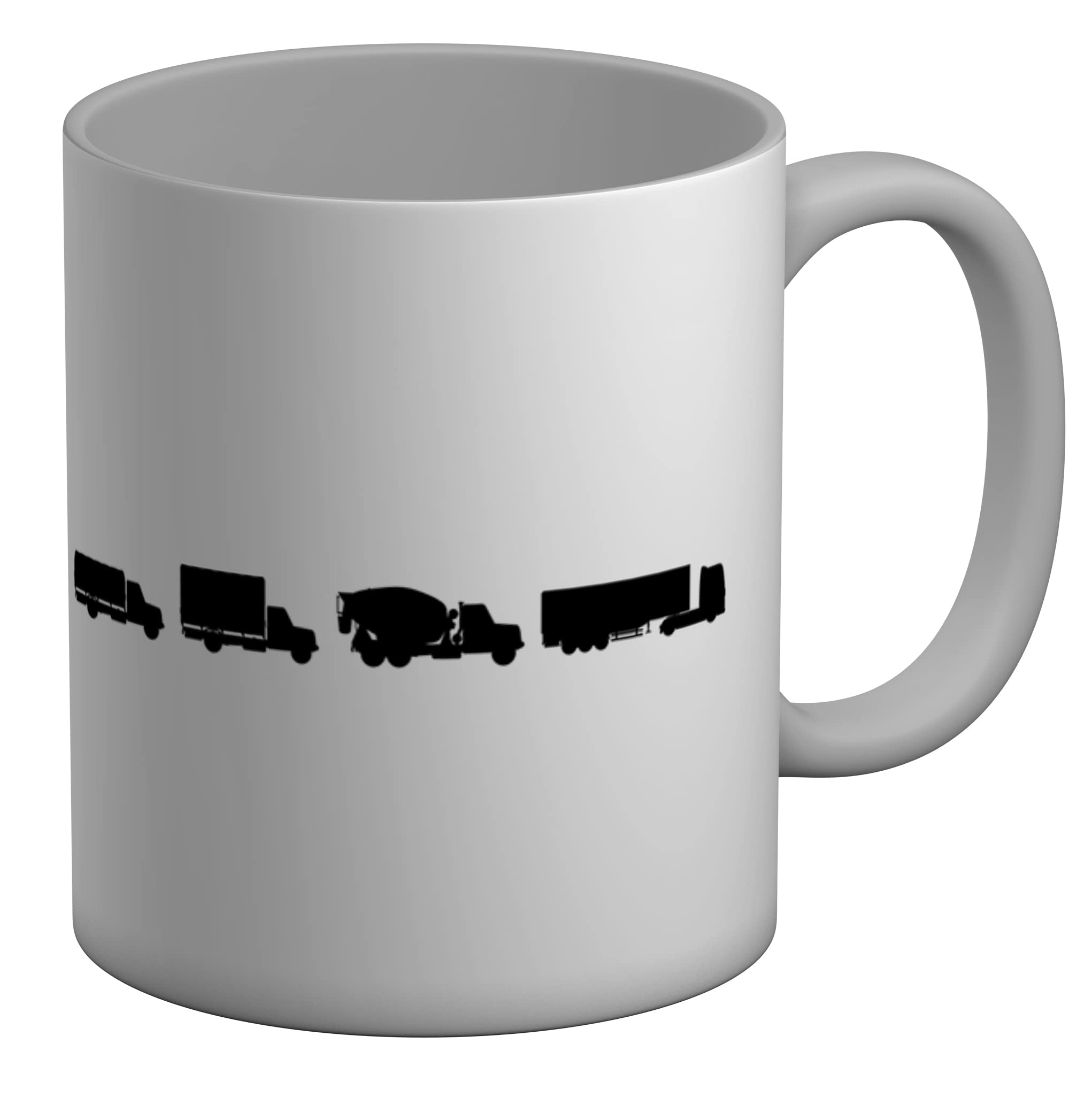 Shopagift Evolution of Lorry Driver White 11oz Large Mug Cup