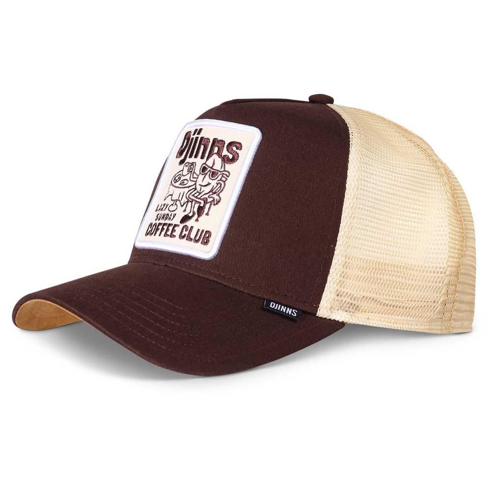 Djinns Coffee Dark Brown HFT Trucker Cap - One-Size