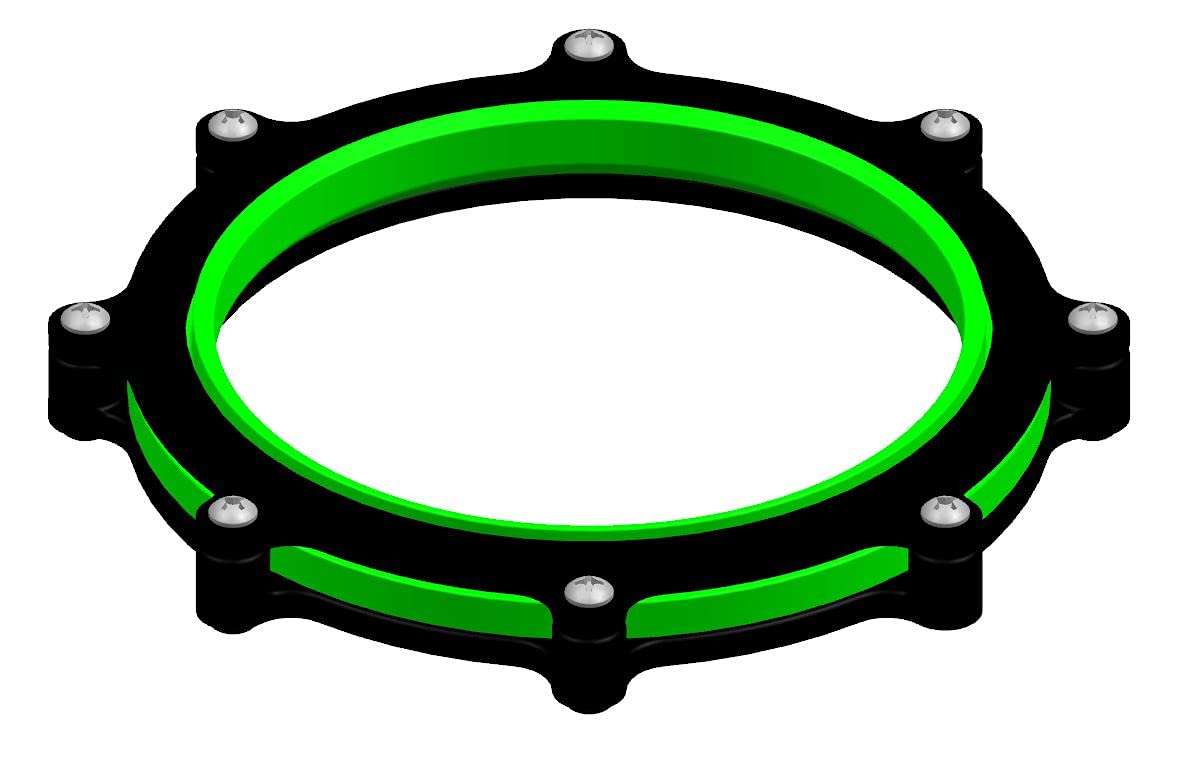 SpinBusterZ The Spinner Stand Bowling Ball Maintenance Spinner Stand- Sand, Polish, Maintain Your Bowling Ball (Florescent Green)