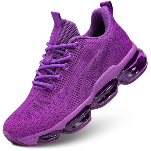 Image of Kapsen Womens Walking Running Shoes Air Cushion Breathable Fashion Tennis Sneakers Mesh Workout Casual Athletic Sports Gym