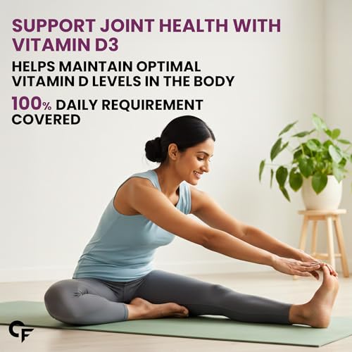Image of Carbamide Forte Glucosamine Tablets For Joint Support Supplement with Vitamin D3 & Glucosamine Chondroitin MSM | Joint Cartilage Support & Muscle Health | Joint Support Tablets - 60