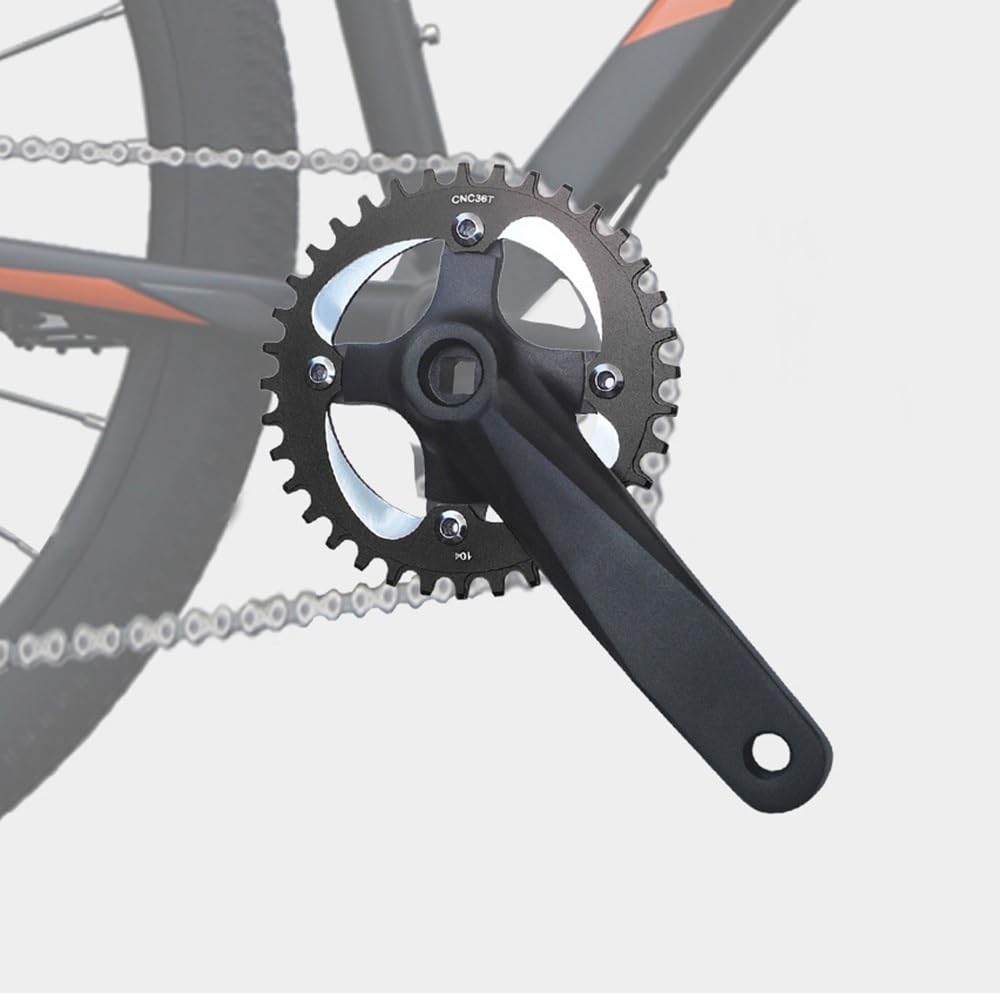 Guarnitura Bici da Strada 152/165/170mm Pedivelle Quadrato Stretta Larga Corona 30/32/34/36/38/40/42T 8/9/10/11s Manovella MTB Bici Pieghevoli