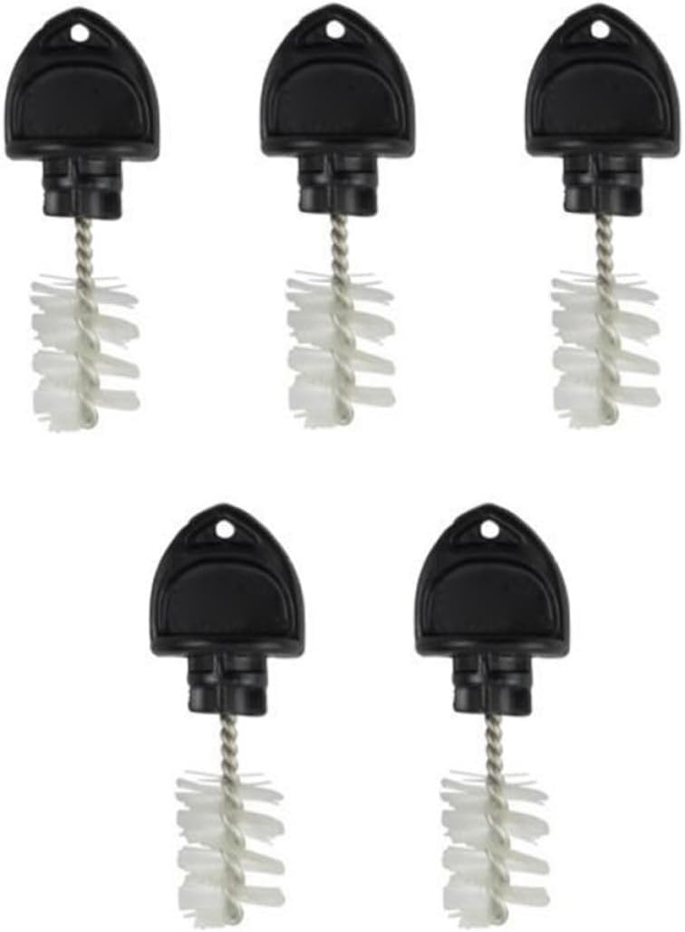 KICHOUSE 5pcs Oktoberfest Party Beer Faucet Plug Brush for Beer Faucet Easy to Clean Rust-resistant Stainless Steel and Plastic Brush for Bar and Restaurant Home Brewing Accessory