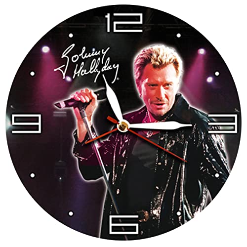 Johnny hallyday - - Pendule Johnny Hallyday Chanteur