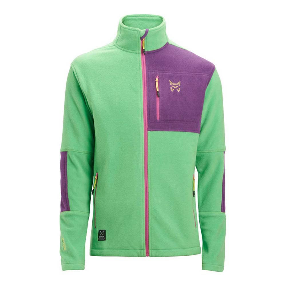 Chaqueta de forro Polar con cremallera - C: Verde_ T: XXL