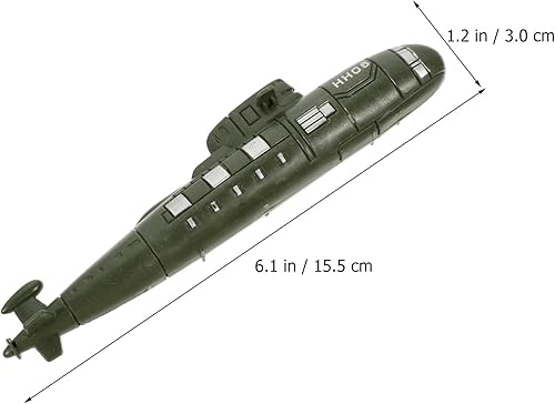 Miniatura 2 de Yardwe 10 Uds. Simulado Submarino Juguetes de la Marina Decoración de Escritorio Juguetes Submarinos Adornamento Submarinos Modelo Decoración Niños