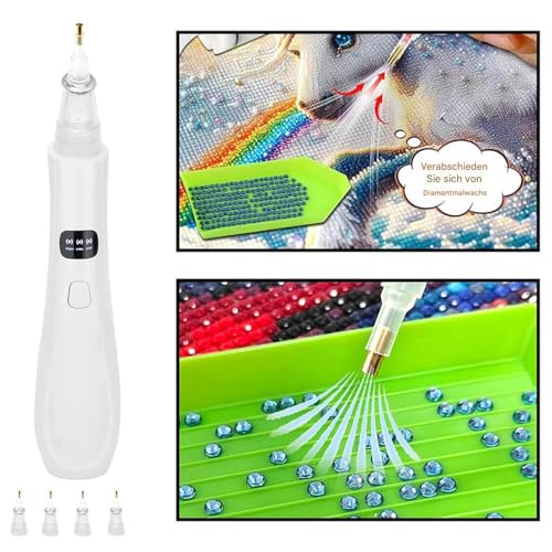 Applicateur électrique à 3 modes d'aspiration réglables pour strass et manucure - 8
