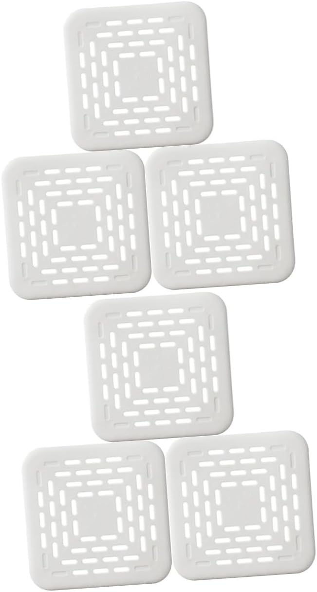 3pcs Bath tub Plug Stopper Bath tub Drain tub Stickers Bath Filter Silicone Drain Covers Sink Hair Drain Catcher Sink Hair Filter Home Sink Filter Simple Sink Filter Floor White (Color : Whitex2pcs,
