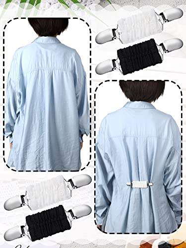 4 Pcs Dress Clips Cinch Clips For Dresses Tightener Clip For Fitting Back Cinch Sweater Clips For Cardigans Clips For Women (Classic Color, 4 Inch) #TOP3