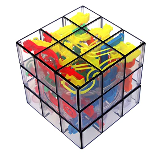 PERPLEXUS – LABYRINTHE JUNIOR ET RUBIK'S CUBE – Jeu de Casse-Tête Perplexus Rubik's 3x3 – Jouet Hybride Labyrinthe 3D et Rubik's Cube avec Bille – 6055892 – Jouet Enfant 8 Ans et +