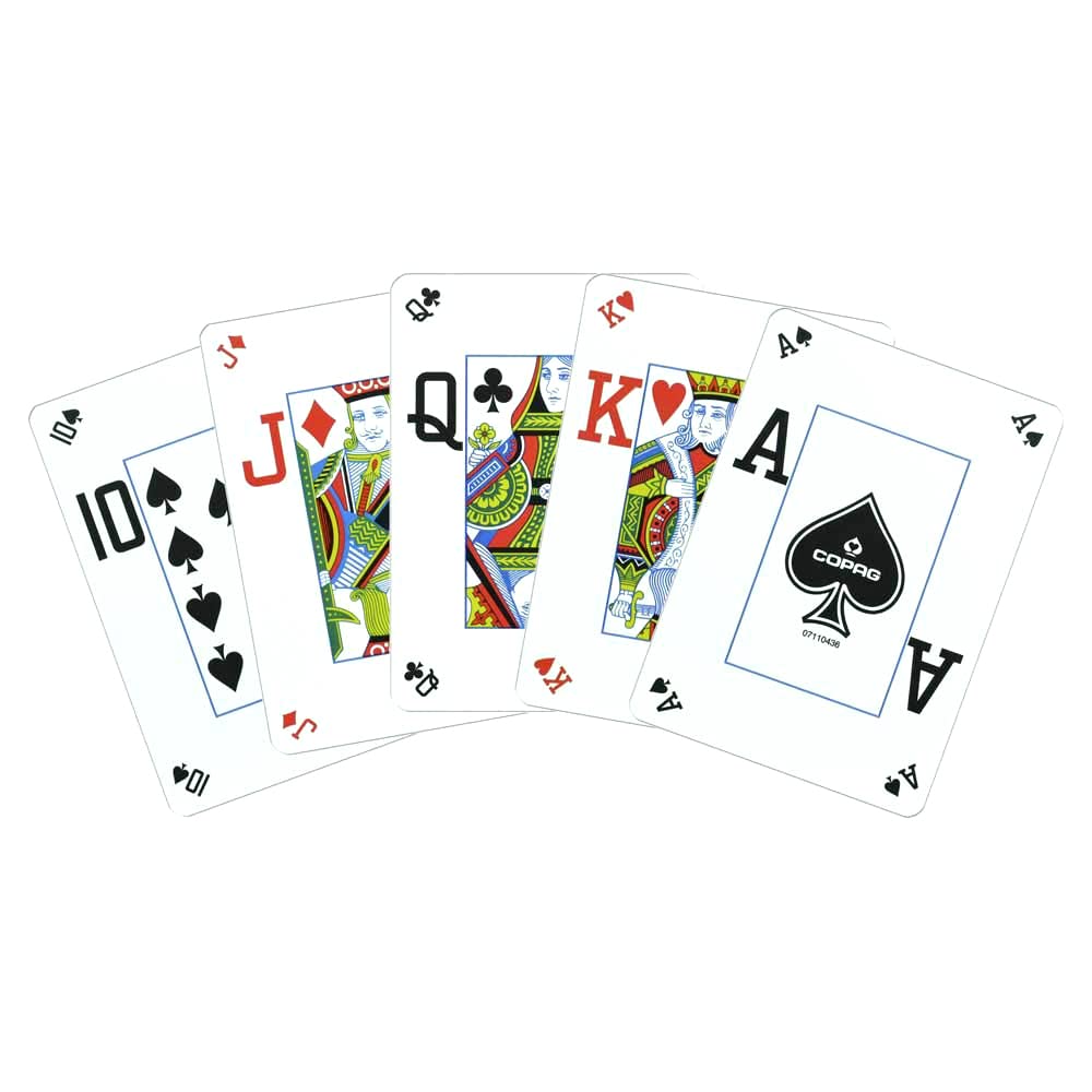 Copag Poker Size Dual Index Cards Playing Cards (Blue Red)