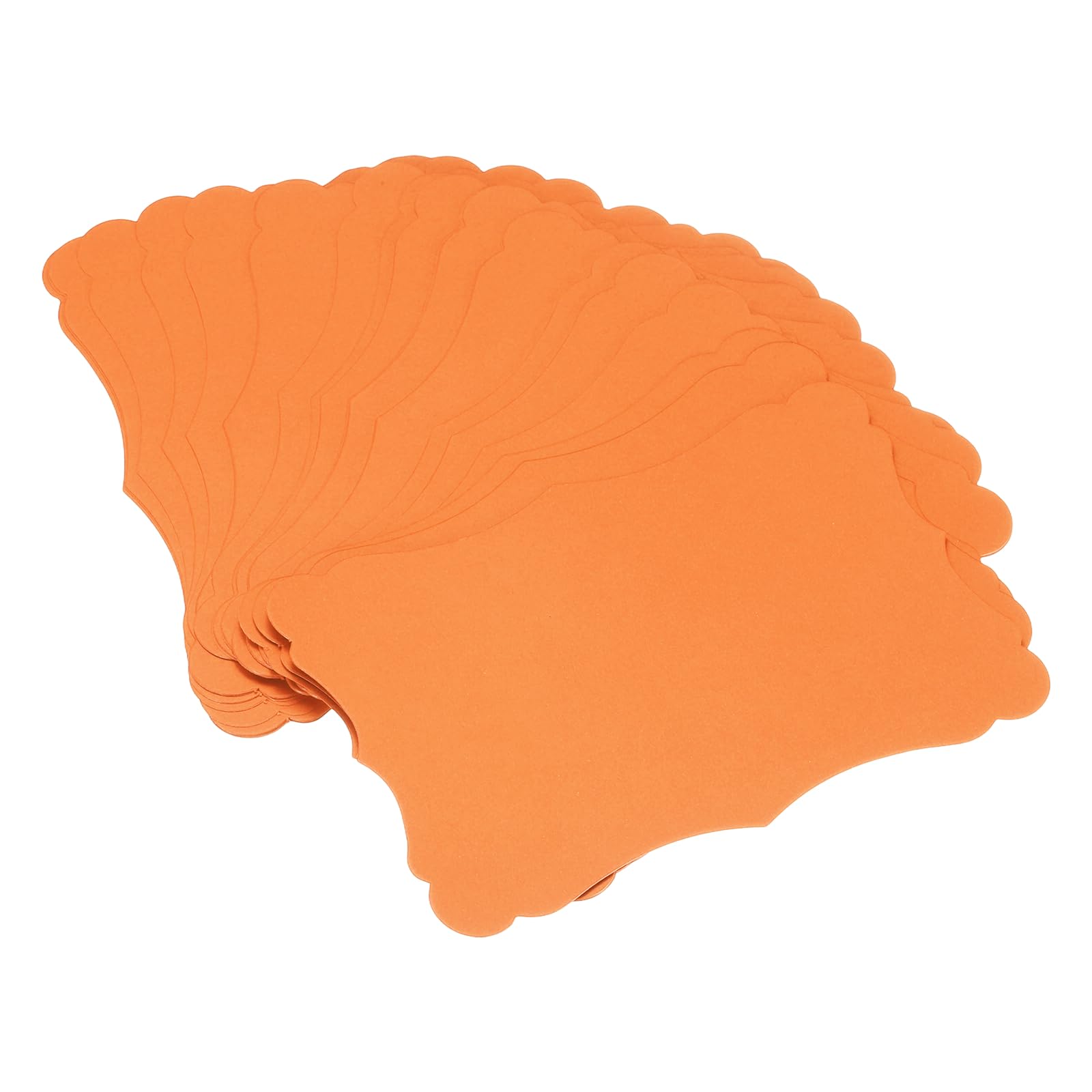 sourcing map 30Pcs Blank Kraft Cards Cardstock, 17.5 x 12.5cm Thick Orange