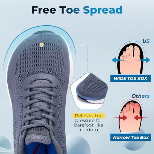 Image of Walking Shoes for Men Arch Support Plantar Fasciitis Shoes Orthotic Tennis Sneakers for Foot Pain Relief
