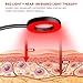 Aumtrly Red Light Therapy for Face and Body Use, 660nm Red and 850nm Near Infrared Red Light Therapy Lamp with Clip and Angle Adjustable, Small and Portable, Suitable for Home or Travel Use, Black