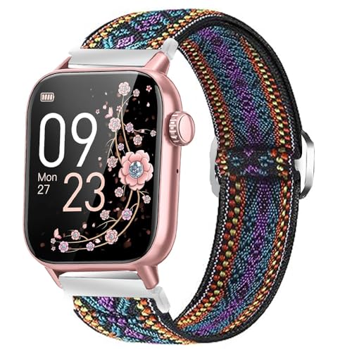 Correa elástica de nylon ajustable para reloj AKUMAKA miniatura 1