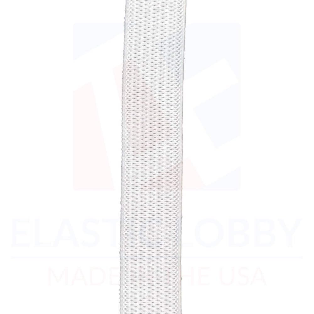 1/2" (13mm) Heavy White Knitted Elastic - US Made 5 Yards
