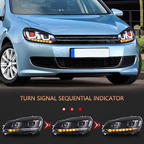 VLAND Faro anteriore a LED Sostituzione per GOLF 6...