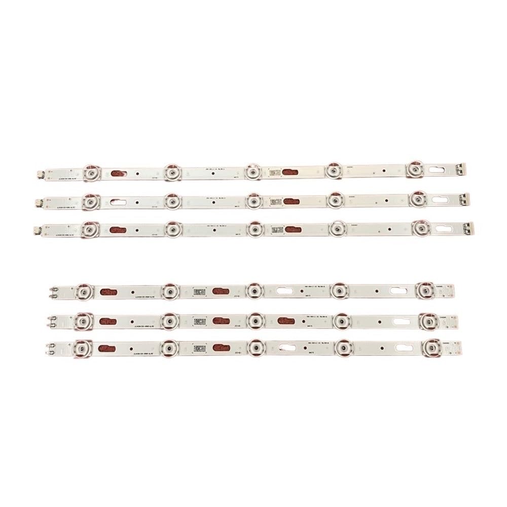Bande de rétro-éclairage LED pour Samsung UE43TU7100U UE43TU7100 UE43TU7172U UE43TU7125K GU43TU8079U UE43TU8000K UE43TU8005K UE43TU8072U Kit 6pcs