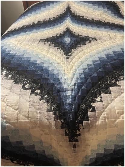 Amish Handmade Dancing Diamond Quilt - email us for a Queen or King Size desired