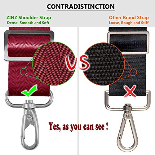 Image of ZINZ Bag Shoulder Strap, Padded Adjustable Shoulder Strap Replacement